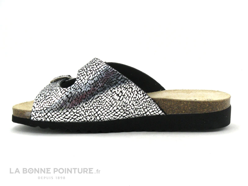 Artika BASQUE Balthazar Argent - Mule Reglable Femme 5 Artika BASQUE Balthazar Argent - Mule Reglable Femme – Image 3
