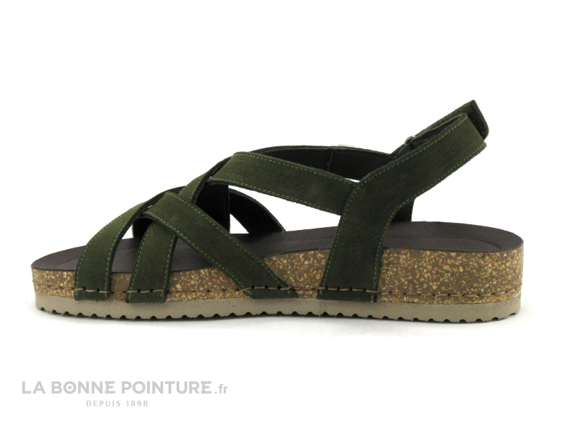 Jungla 7999 Forest Prado - Sandale Femme En Cuir Vert 5 Jungla 7999 Forest Prado - Sandale Femme En Cuir Vert – Image 3