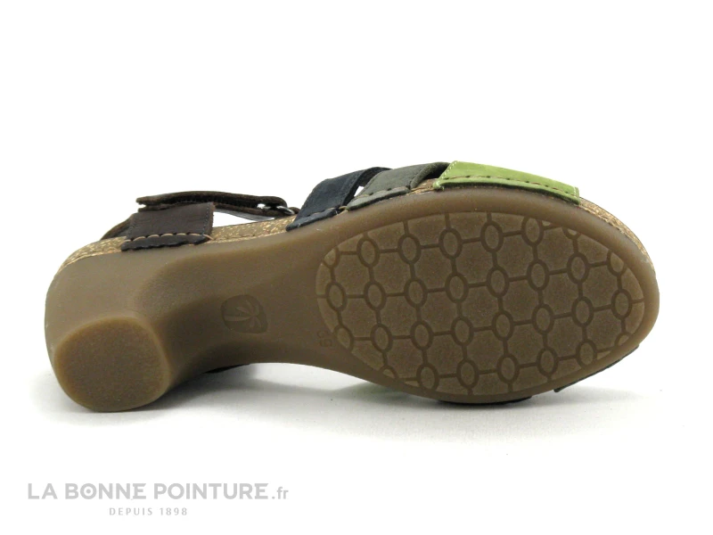 Jungla 8004 Forest Kiwi - Sandale Femme Petit Talon 9 Jungla 8004 Forest Kiwi - Sandale Femme Petit Talon – Image 7