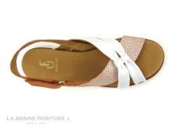 Fugitive KIM Orange - Blanc - Brides Croisees - Sandale Femme -Marco Tozzi Shop cd24607c73b9e66c561f35ea11d5d5ef img 8199.jpg 169374