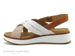 Fugitive KIM Orange - Blanc - Brides Croisees - Sandale Femme -Marco Tozzi Shop cd24607c73b9e66c561f35ea11d5d5ef img 8202.jpg 169371