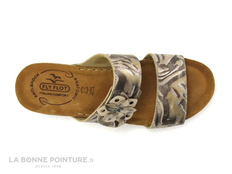 Fly Flot FIZINE Beige - Mule Femme Reglable Avec Scratch 8 Fly Flot FIZINE Beige - Mule Femme Reglable Avec Scratch – Image 6