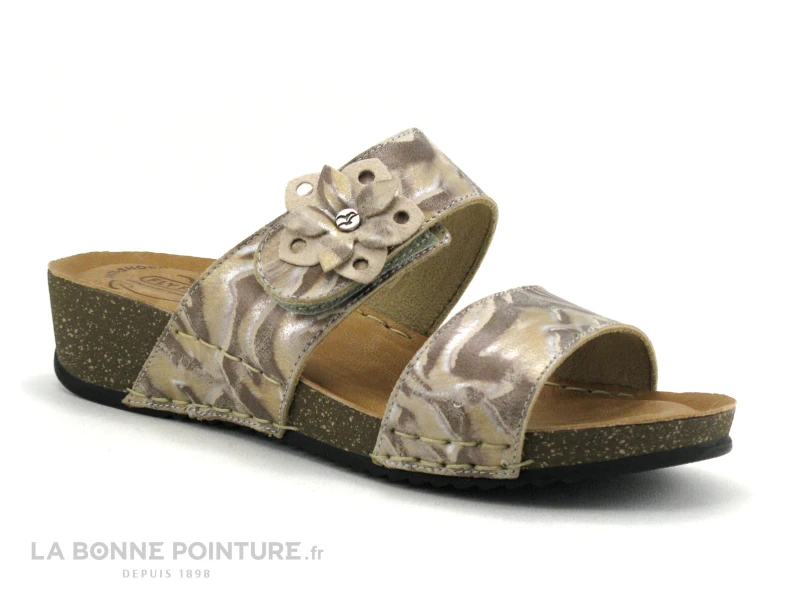 Fly Flot FIZINE Beige - Mule Femme Reglable Avec Scratch 3 Fly Flot FIZINE Beige - Mule Femme Reglable Avec Scratch