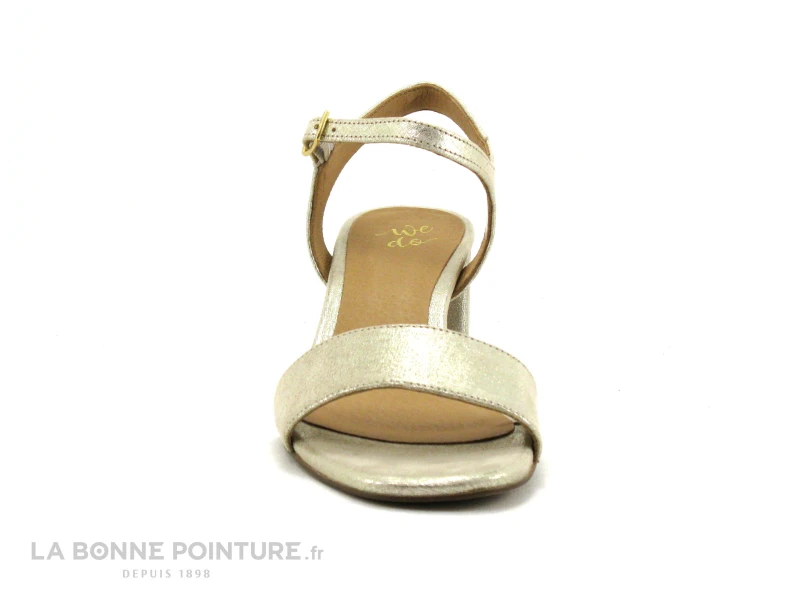 We Do 44021FB Platine - Sandale Femme Talon Carre 4 We Do 44021FB Platine - Sandale Femme Talon Carre – Image 2