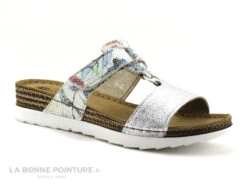 Morans MILOVA 28723 - Argent - Fleuri - Mule Reglable Femme