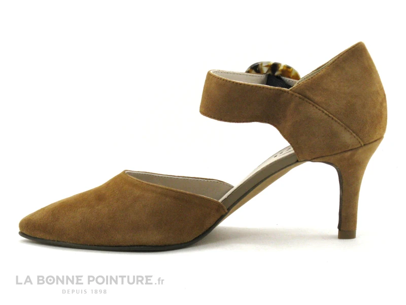 Artika YNATA Vel Daim - Escarpin Jaune Ocre - Talon Haut - Bout Pointu 6 Artika YNATA Vel Daim - Escarpin Jaune Ocre - Talon Haut - Bout Pointu – Image 4