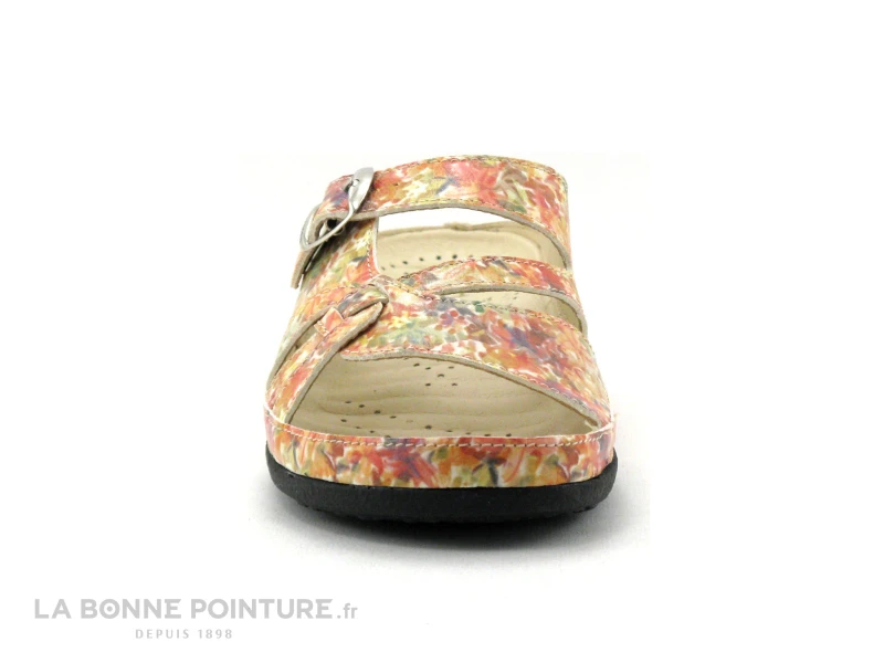 Pedi Girl LOW Fleurs Multi - Mule Confort Femme Reglable 4 Pedi Girl LOW Fleurs Multi - Mule Confort Femme Reglable – Image 2