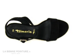 Tamaris 1-28300-20 Black - Nu-pieds Talon Compense En Toile Noire -Marco Tozzi Shop cd24607c73b9e66c561f35ea11d5d5ef img 8409.jpg 181963