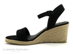 Tamaris 1-28300-20 Black - Nu-pieds Talon Compense En Toile Noire -Marco Tozzi Shop cd24607c73b9e66c561f35ea11d5d5ef img 8412.jpg 181966