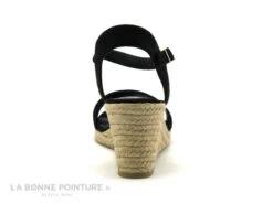 Tamaris 1-28300-20 Black - Nu-pieds Talon Compense En Toile Noire -Marco Tozzi Shop cd24607c73b9e66c561f35ea11d5d5ef img 8413.jpg 181967