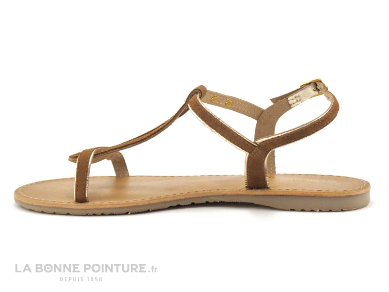 Tropeziennes HABUC Tan - 23198 - Sandale Plate Bride Salome 5 Tropeziennes HABUC Tan - 23198 - Sandale Plate Bride Salome – Image 3