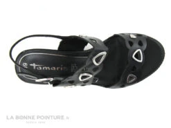 Tamaris 1-28331-26 001 Black - Sandale Noire Talon Compense -Marco Tozzi Shop cd24607c73b9e66c561f35ea11d5d5ef img 8445.jpg 158192