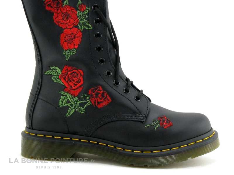 Dr. Martens DR Martens 1914 VONDA Black - Roses Brodees - Bottine 7 Dr. Martens DR Martens 1914 VONDA Black - Roses Brodees - Bottine – Image 5