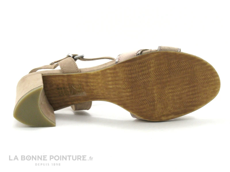 Marco Tozzi 2-28313-26 Nude Comb - Beige Rose - Sandale Talon Haut 8 Marco Tozzi 2-28313-26 Nude Comb - Beige Rose - Sandale Talon Haut – Image 6