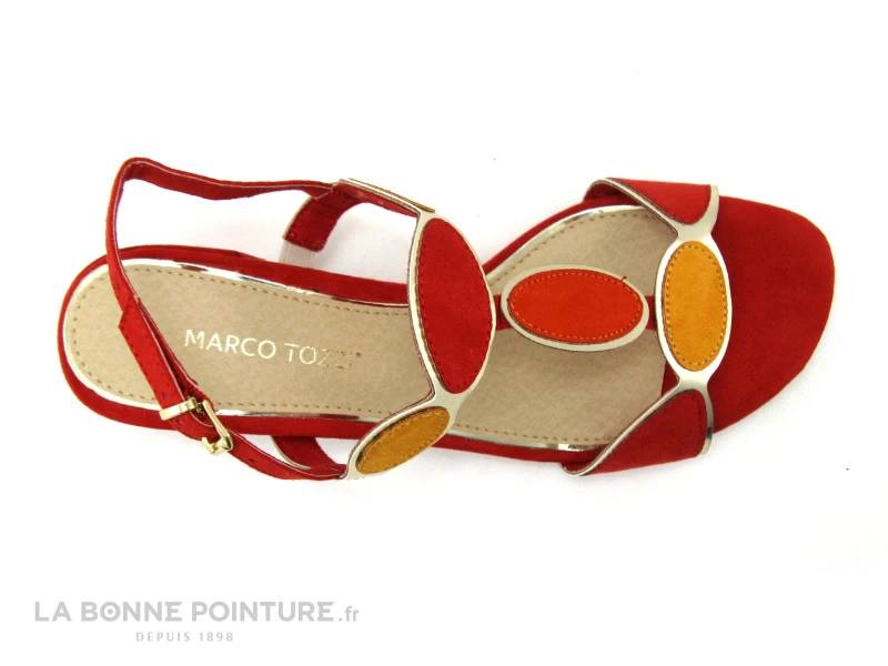Marco Tozzi 2-28230-26 Red Comb - Sandale Rouge Rose Orange 7 Marco Tozzi 2-28230-26 Red Comb - Sandale Rouge Rose Orange – Image 5