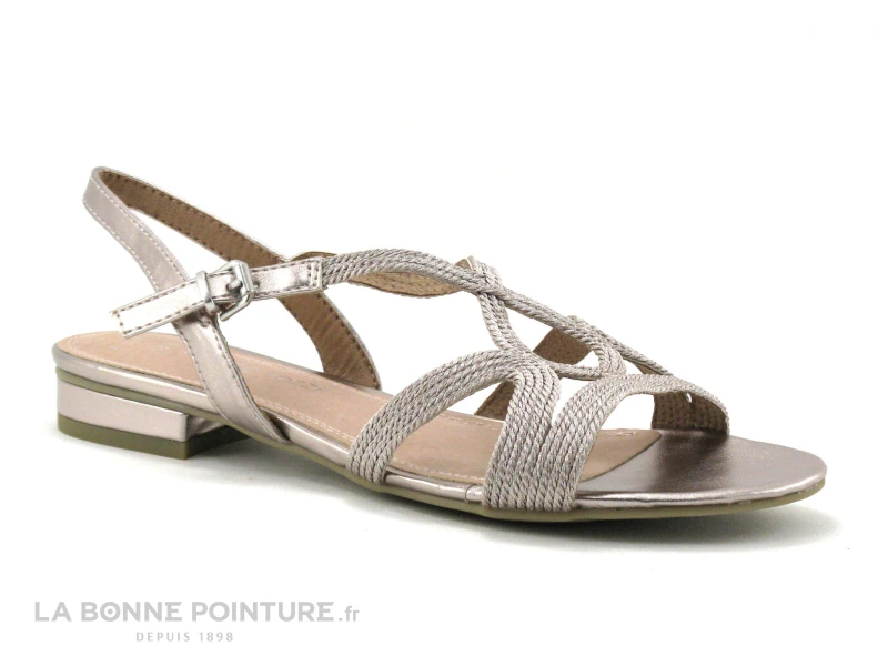 Marco Tozzi 2-28185-26 Rose Metallic - Sandale Rose Femme 3 Marco Tozzi 2-28185-26 Rose Metallic - Sandale Rose Femme