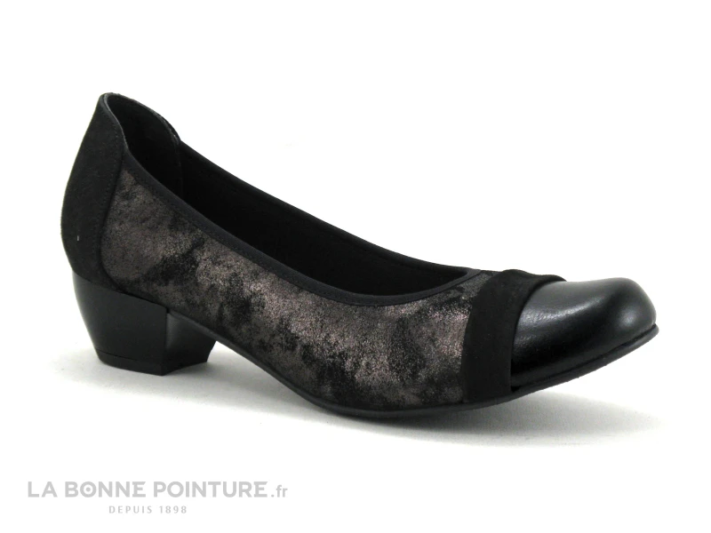 INEA RIO - Noir - Bronze - Escarpin Petit Talon 7 INEA RIO - Noir - Bronze - Escarpin Petit Talon – Image 5