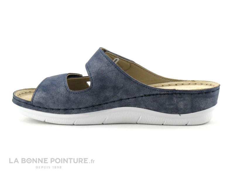 Morans 26154 METHINE Marine - Mule Confort Femme 2 Velcros 4 Morans 26154 METHINE Marine - Mule Confort Femme 2 Velcros – Image 2