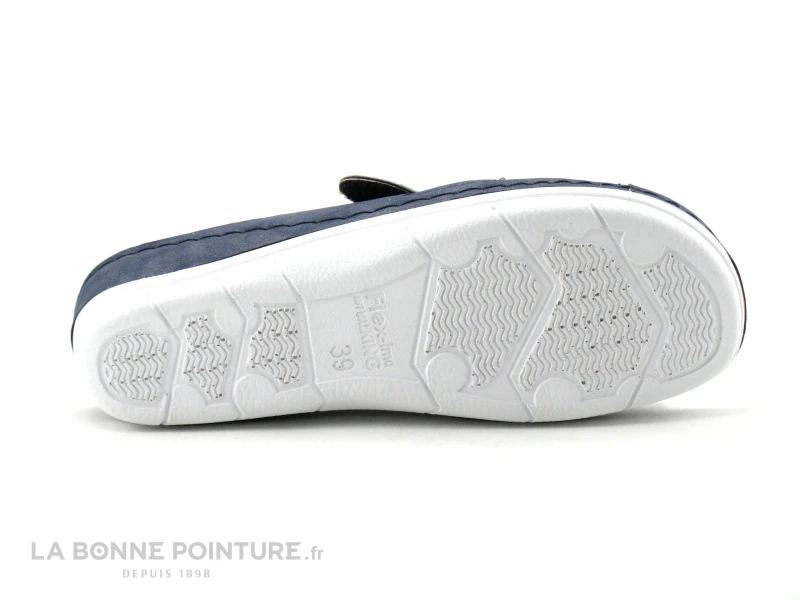 Morans 26154 METHINE Marine - Mule Confort Femme 2 Velcros 6 Morans 26154 METHINE Marine - Mule Confort Femme 2 Velcros – Image 4