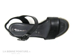 Tamaris 1-28015-28 Black - Sandale Compensee - Cuir Noir 14 Tamaris 1-28015-28 Black - Sandale Compensee - Cuir Noir -Marco Tozzi Shop cd24607c73b9e66c561f35ea11d5d5ef img 8970.jpg 170376
