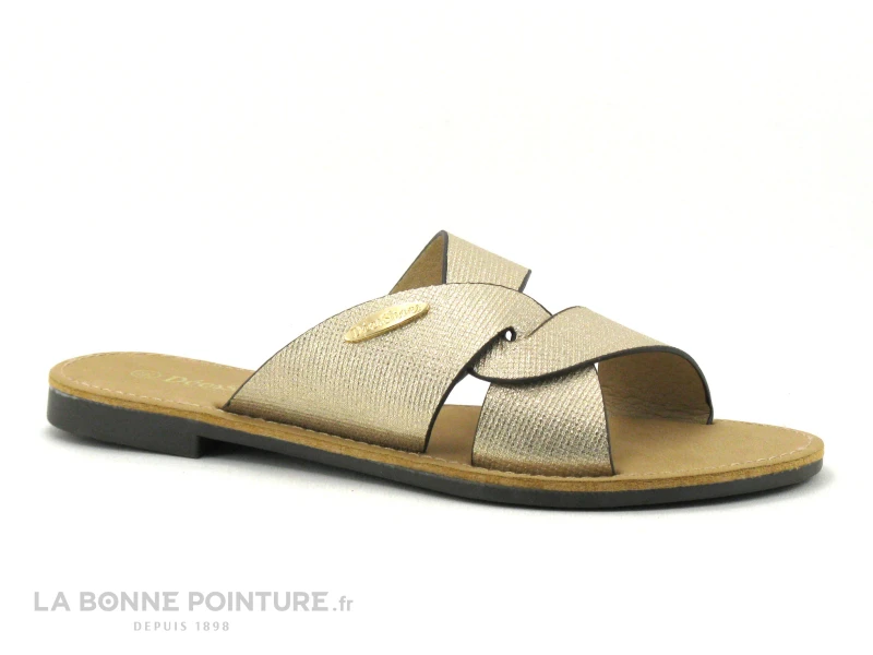 Dees Shoes MERCADO Or - Mule Plate Doree 3 Dees Shoes MERCADO Or - Mule Plate Doree