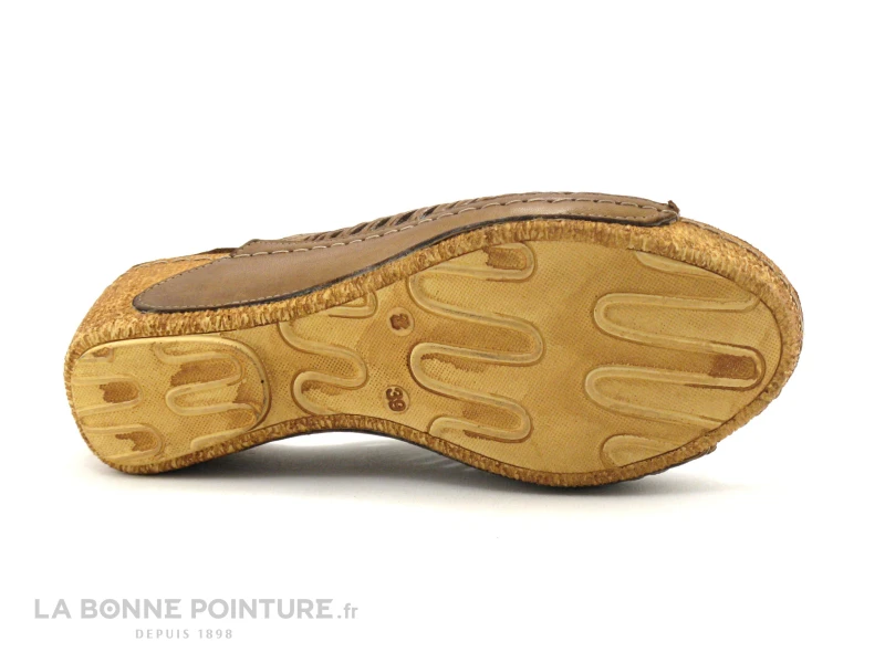 Karyoka GENI Marron - Mule Femme - Talon Compense 9 Karyoka GENI Marron - Mule Femme - Talon Compense – Image 7