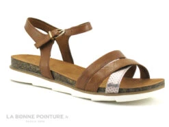 Marco Tozzi 2-28410-28 Cognac - Sandale Marron Clair Femme