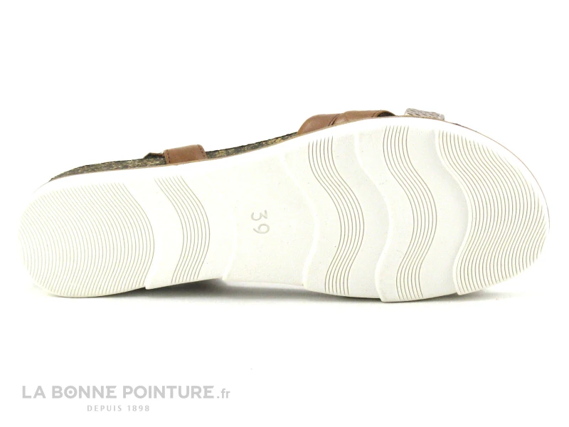 Marco Tozzi 2-28410-28 Cognac - Sandale Marron Clair Femme 9 Marco Tozzi 2-28410-28 Cognac - Sandale Marron Clair Femme – Image 7