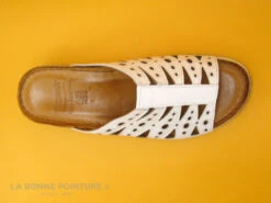 Karyoka IBOU Blanc - Mule Blanche - Talon Compense -Marco Tozzi Shop cd24607c73b9e66c561f35ea11d5d5ef img 9792.jpg 159651