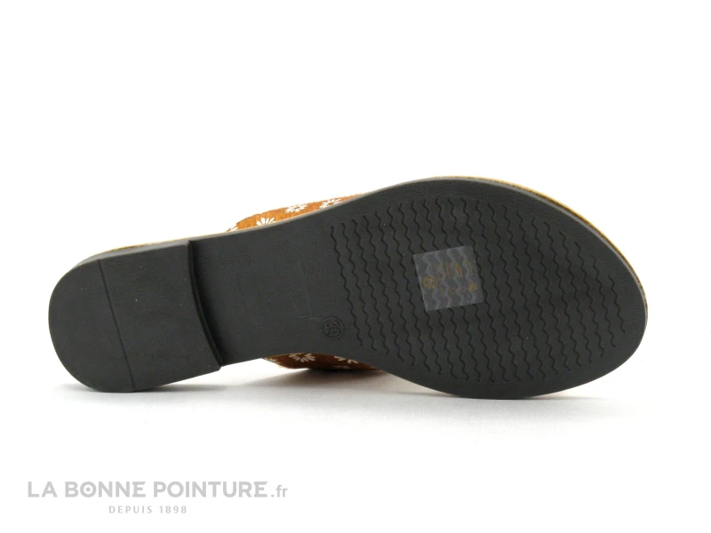 Dees Shoes MIAJA Orange - Fleurs - Mule Plate Femme 6 Dees Shoes MIAJA Orange - Fleurs - Mule Plate Femme – Image 4