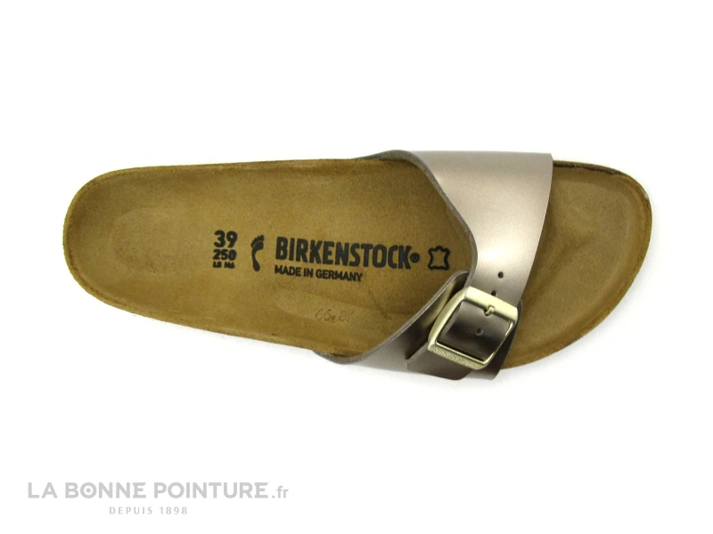 Birkenstock MADRID Birko Electric Metallic Taupe - BK1013927 - Mule F 7 Birkenstock MADRID Birko Electric Metallic Taupe - BK1013927 - Mule F – Image 5