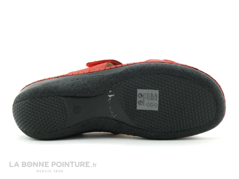 Sweet R MANITAR Rouge - Mule Femme Rouge Avec Scratch 6 Sweet R MANITAR Rouge - Mule Femme Rouge Avec Scratch – Image 4